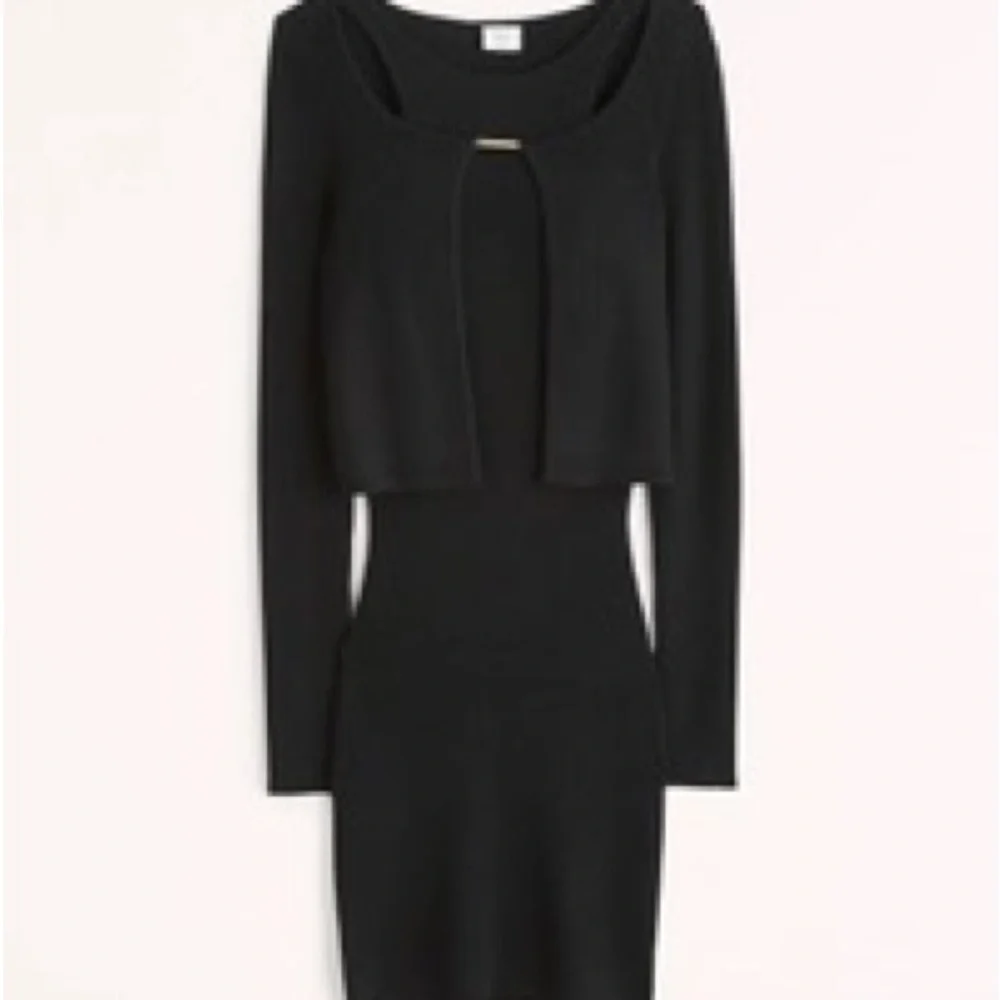 Abercrombie Mini Sweater Dress and Scuba Cardigan Set Tall - Picture 5 of 5
